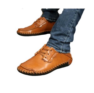 Zapatos Para Hombre Casual Elegante Cuero con Cordones Mocasines tenis de  Suela Blanda pisos de conducción | eBay
