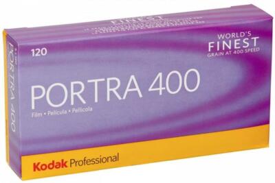 Kodak Portra 400 120 Medium Format Colour Film (5 Rolls) UK