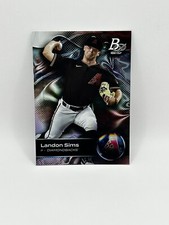 2023 Bowman Platinum ICE FOIL Landon Sims #TOP-94 - Arizona Diamondbacks