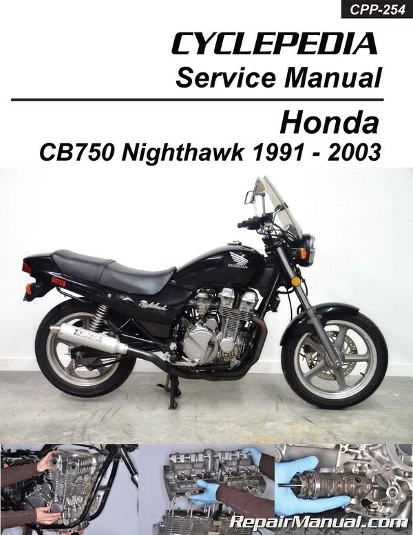 Nighthawk 750 CB750 Motorcycle Repair Manuals & Literature for
