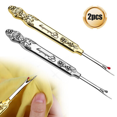 Seam Ripper, Silver/Gold Sewing Stitch Cutter, Embroidery Craft Tool