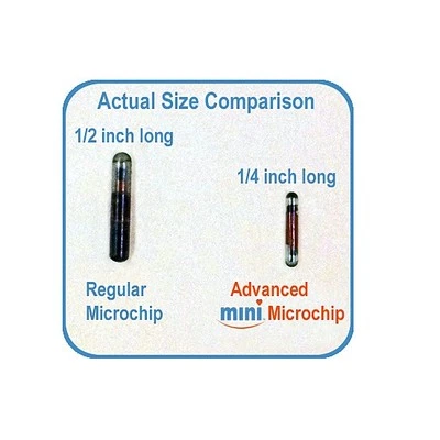 Buddy ID Microchip Mascota Microchip MINI CHIP 134KHZ, ISO 25 Pack - Imagen 1 de 2