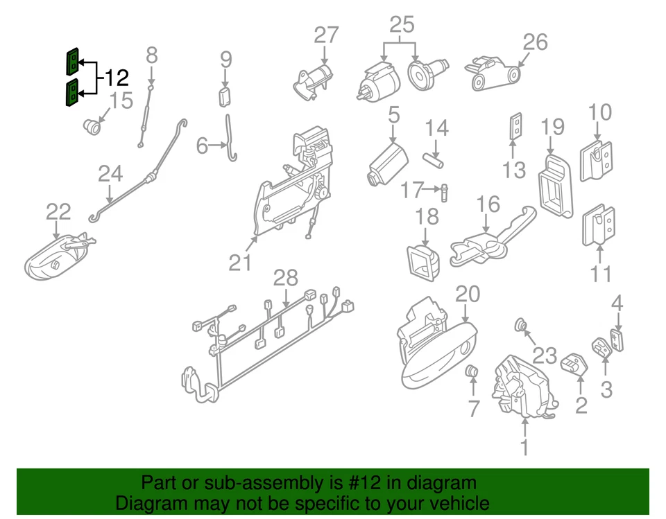 Cuña de bisagra superior genuina BMW 41-51-7-202-047 Foto 2 de 2