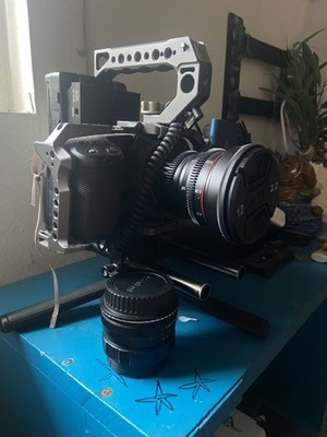 Blackmagic Design Pocket Cinema Camera 4K BMPCC4K with Lenses & Accessories Used
