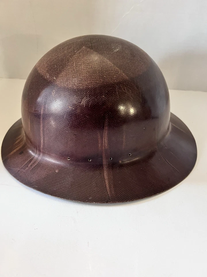 Винтажная каска MSA Skullgard с полями из стекловолокна (без комплекта подвески) - Изображение 2 из 4