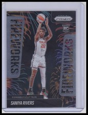 2025 Panini Prizm WNBA #1 Saniya Rivers Fireworks