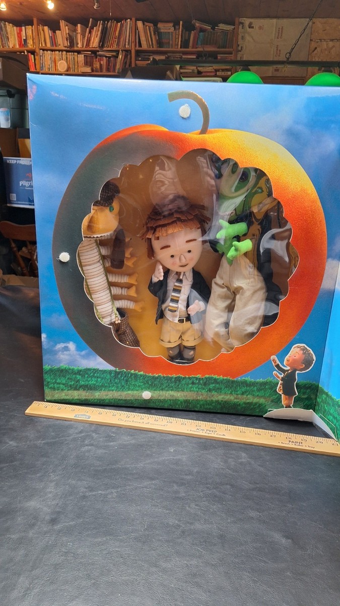James & The Giant Peach 3 Plush Figure Set w Box 2400 Pieces