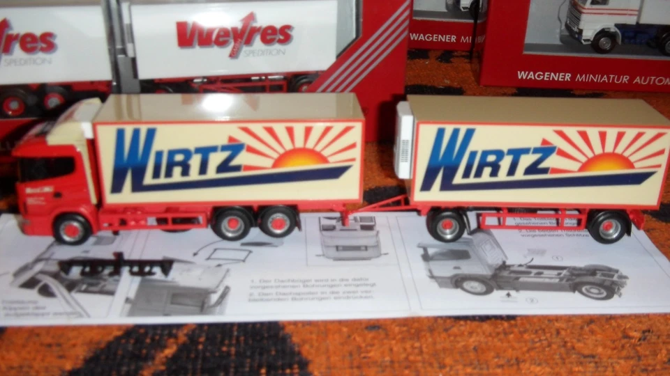 Herpa: Scania 124L 420, Franz Wirtz GmbH Spedition Bornheim Dresden, KÜ HZ - Bild 2 von 4