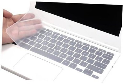 2 PCs 11'' x 4.7'' Ultra Thin Universal Silicone Keyboard Cover 11'' -12'' Clear