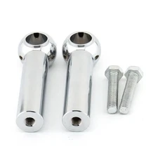 Chrome Motorcycle Handlebar Riser Clamp Kit Height up 5" For Harley Davidsion