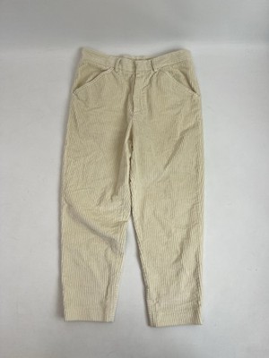Bally Corduroy Cream Tailored Pants Men's L Size