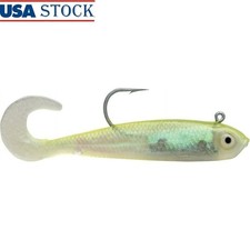 Storm Wildeye Curl Tail Minnow Fishing Lure 3-Pack Soft Body Holographic Action