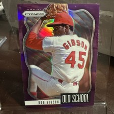 Bob Gibson- 2021 Panini Prizm Old School Pink Prizm