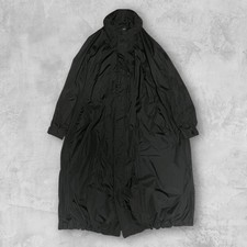 ISSEY MIYAKE PARACHUTE COAT MEN COLOR BLACK MATERIAL NYLON SIZE ONE SIZE USED