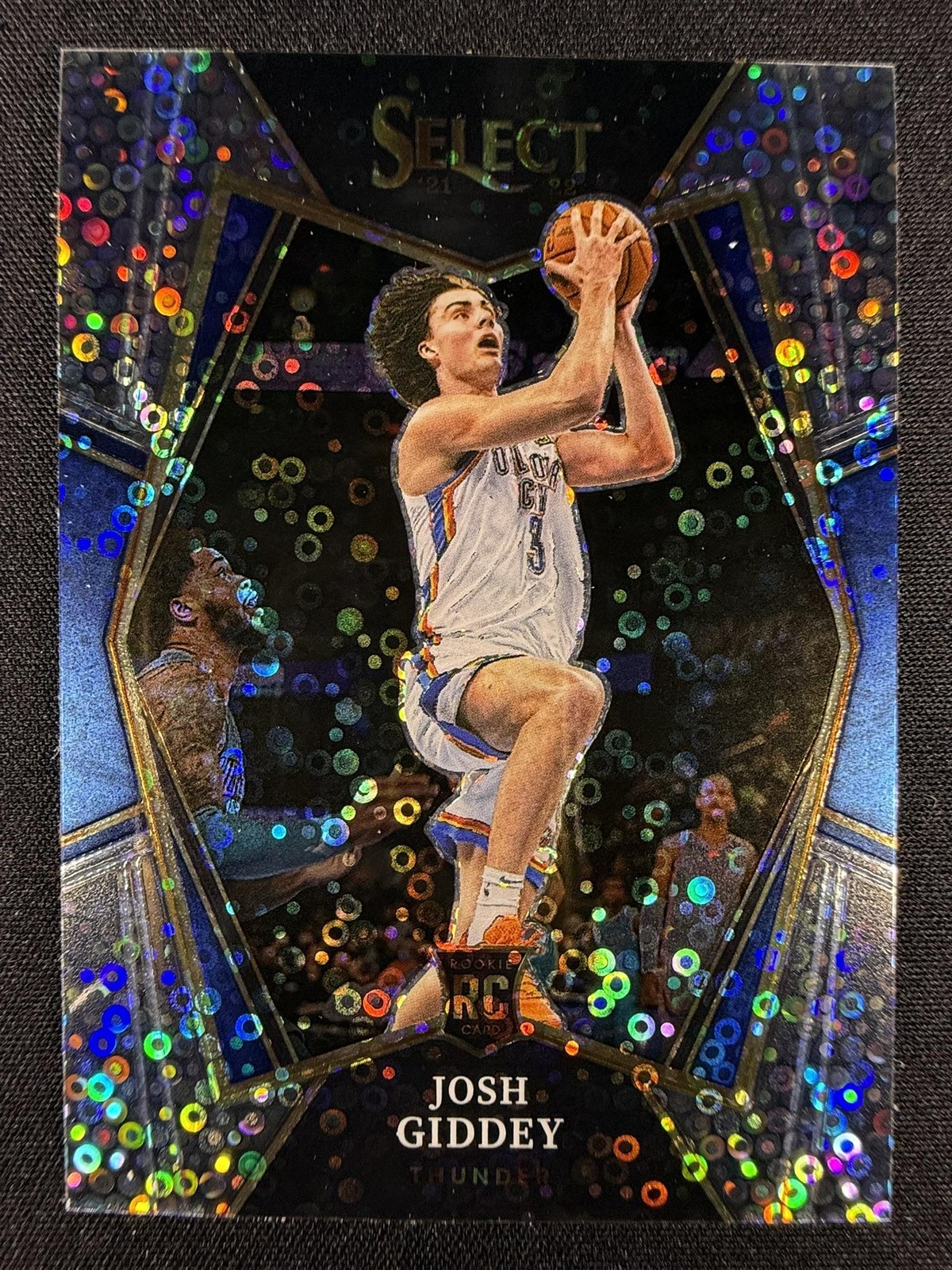 2021-22 Panini Select #143 Josh Giddey Disco Rookie Prizm