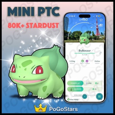 Pokémon PTC GO - Shiny Bulbasaur - Minato Stamp Rally Special Background 