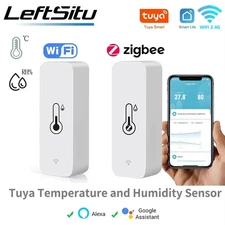 TUYA WiFi/Zigbee Temperature Humidity Sensor Thermometer Hygrometer Smart Home