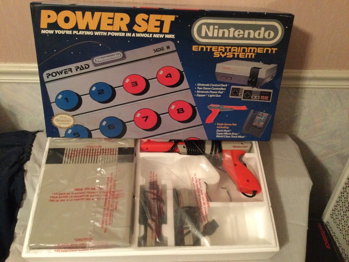 Nintendo Entertainment System NES Power Set In 1988 Box With Power