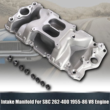 Sbc Dual Plane Air-gap Intake Manifold For Small Block Chevy 305 350 400 V8 Sbc Dual Plane Air-gap Intake Manifold For Small Block Chevy 305 350 400 V8