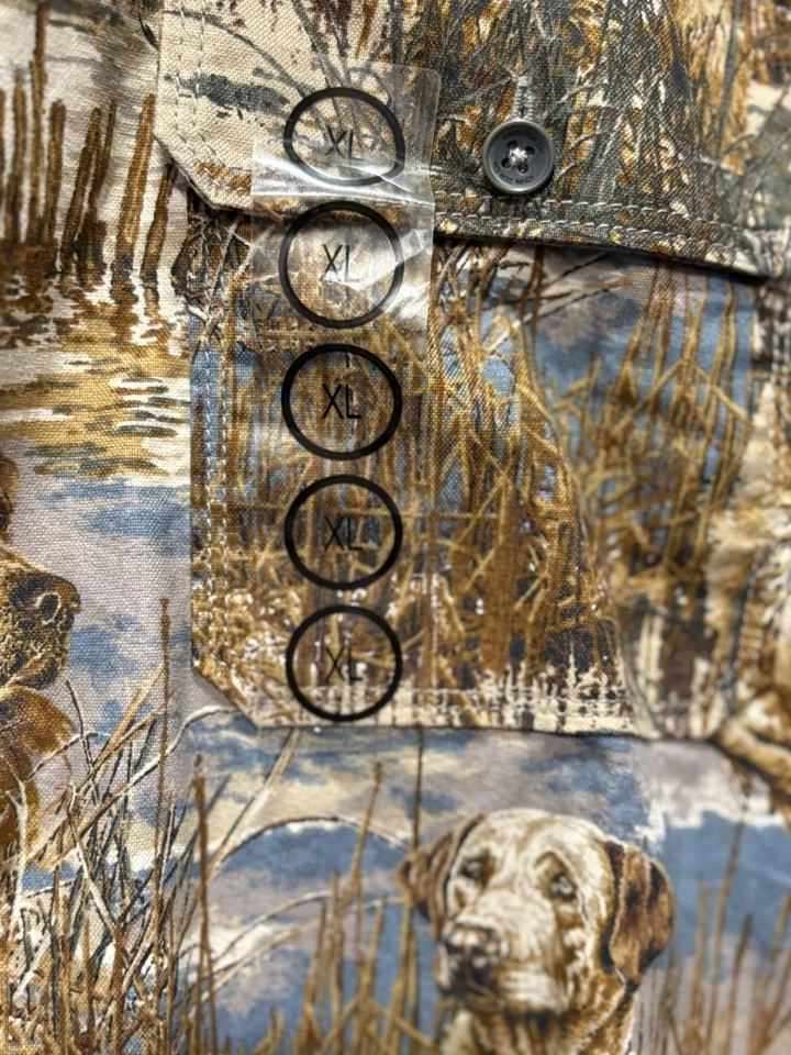 NWT Red Head Ranch XL Long Sleeve Duck Hunt All Over Print Button Up Shirt - Image 3 of 4