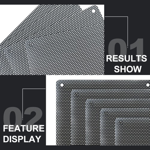 10 Pcs Dust Net Magnetic Computer Fan Filter Dustproof Cover for - 第 7/12 張圖片