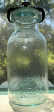 Antique Millville Atmospheric Fruit Jar - Ori...