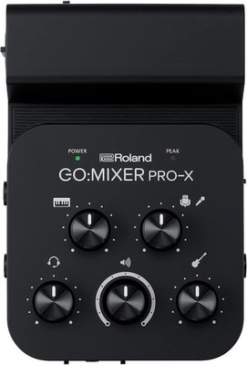 Roland GO:MIXER PRO-X Audio Mixer for Smartphones | Connect and Mix up -OPEN BOX