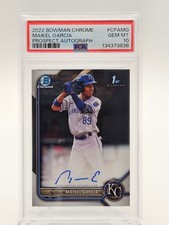 2022 Bowman Chrome 1st Bowman Maikel Garcia AUTO #CPAMG PSA 10