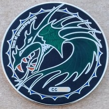 Dragon Tails Geocoin - RE Emerald - Activated...