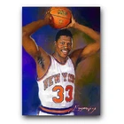 Patrick Ewing #5 Art Card Limited 40/50 Edward Vela Signed (New York Knicks)