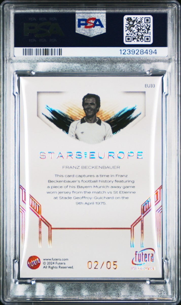 2025 Futera Incredible Stars Of Europe #EU33 Franz Beckenbauer