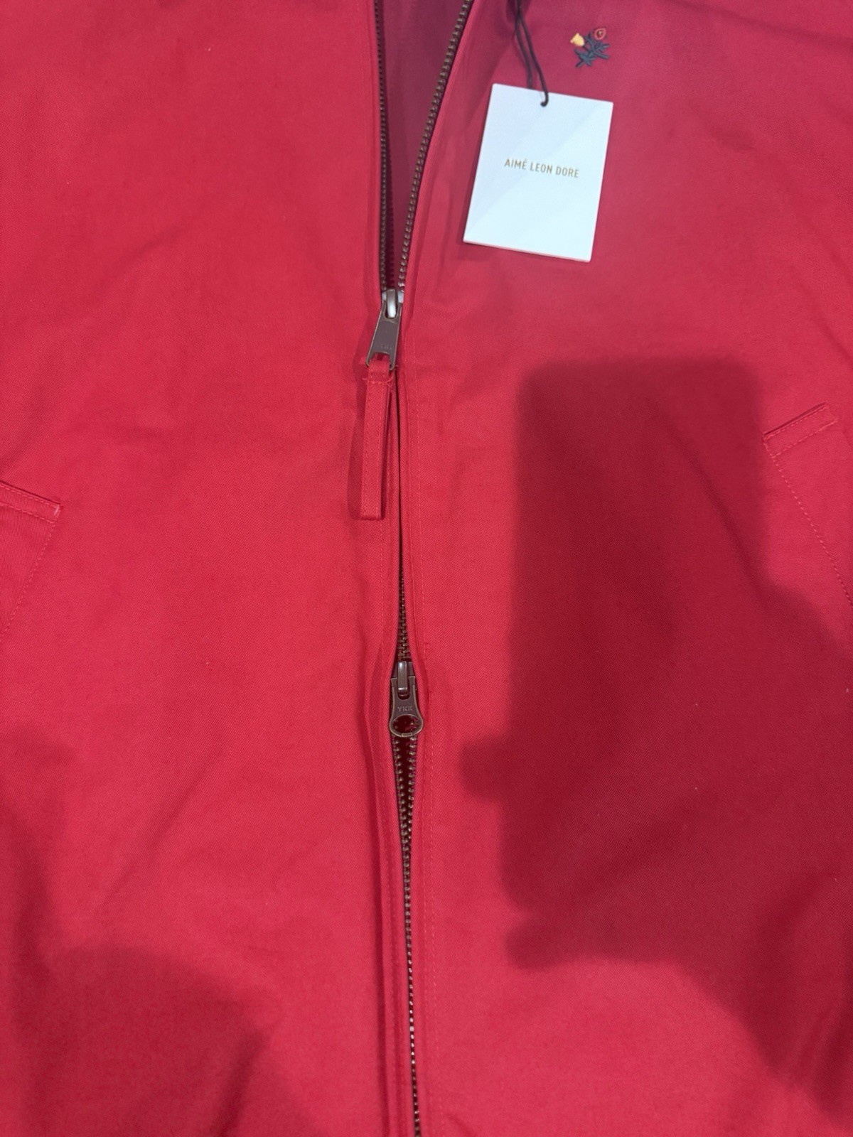 Aime Leon Dore Crest Casual Jacket Equestrian Red / XL Corduroy Collar Sold Out image 5