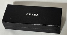 Prada Optical Case Eyeglass Black Hard Box Magnetic And Outer Cardboard Box