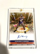 2025-26 Topps Chrome Sapphire - Autograph Issue Rookies Rasheer Fleming Gold /50