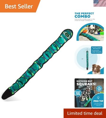 Durablez X-Large Blue Snake Plush Dog Toy