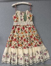 🌺🦜 FARM Rio Toucan’s Garden Embroidered Dress — Women’s XL — New With Tags