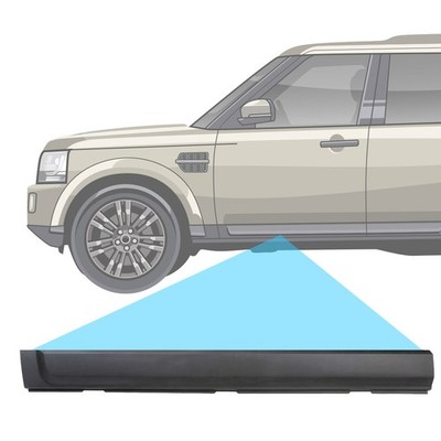 Haustür unten unten Kunststoff Zierleiste LH für Discovery 3+4 Außenverkleidung