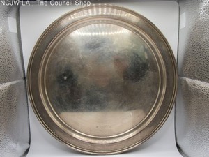 Vintage Shreve & Co. Sterling Silver 11" Charger Plate 460g