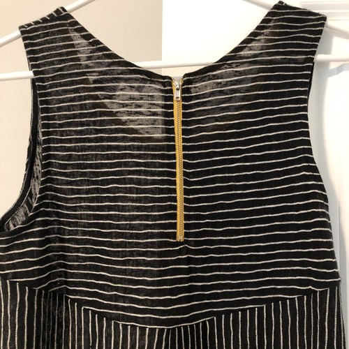 Workshop Republic Black/White Striped Tank Top ~ Sleeveless ~Size Large - Picture 4 of 4