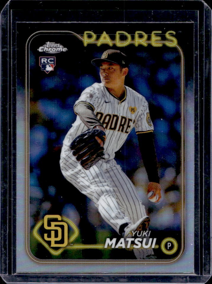 2024 Topps Chrome Yuki Matsui RC Refractor Rookie #116 Padres