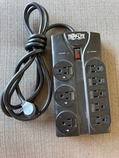 Tripp Lite TLP808B 8 Outlet Surge Protector Power Strip w 8FT Cord 1440J BLACK