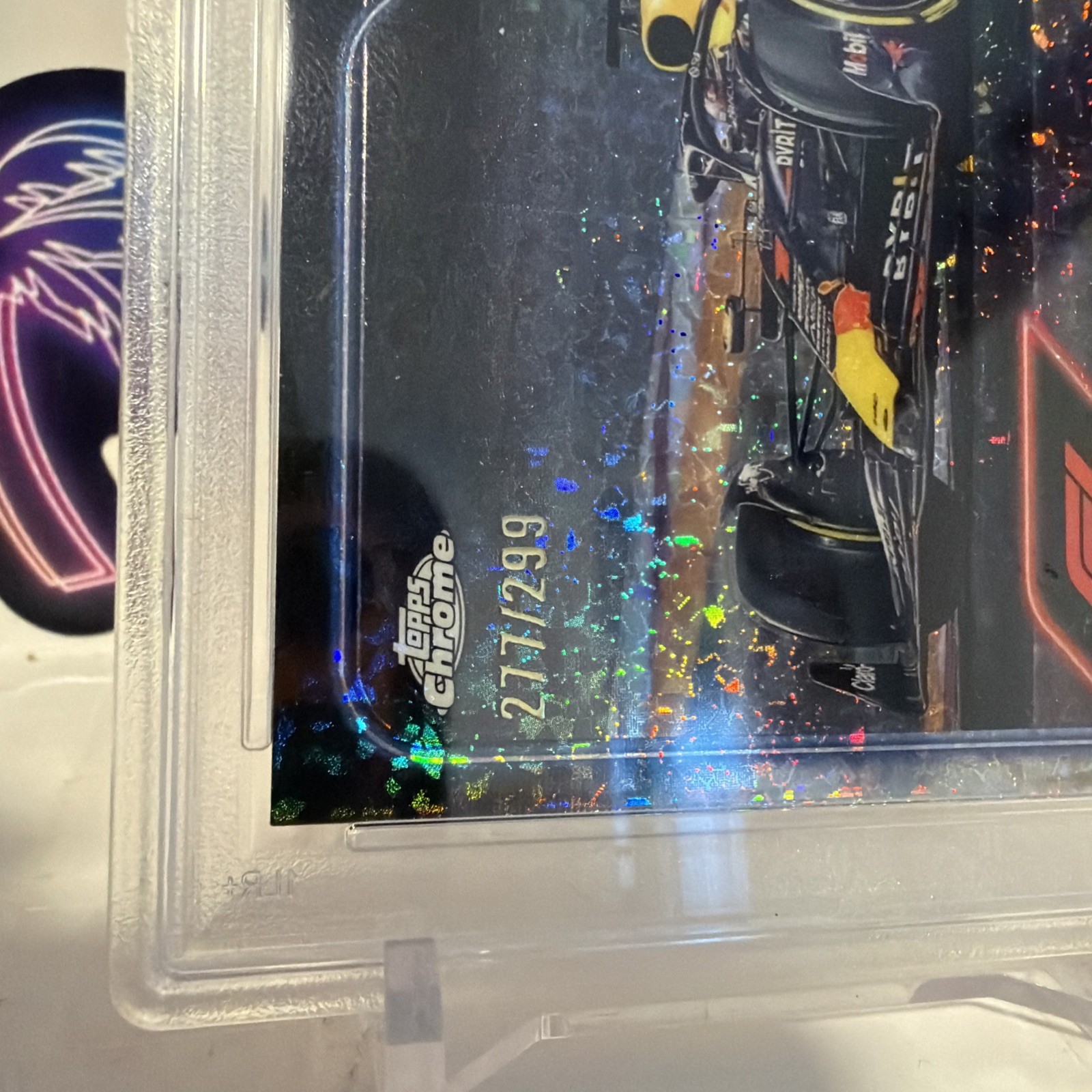 Topps Chrome Formula 1 Max Verstappen PSA 10 Slab Card Lot Sequential Refractor view 6