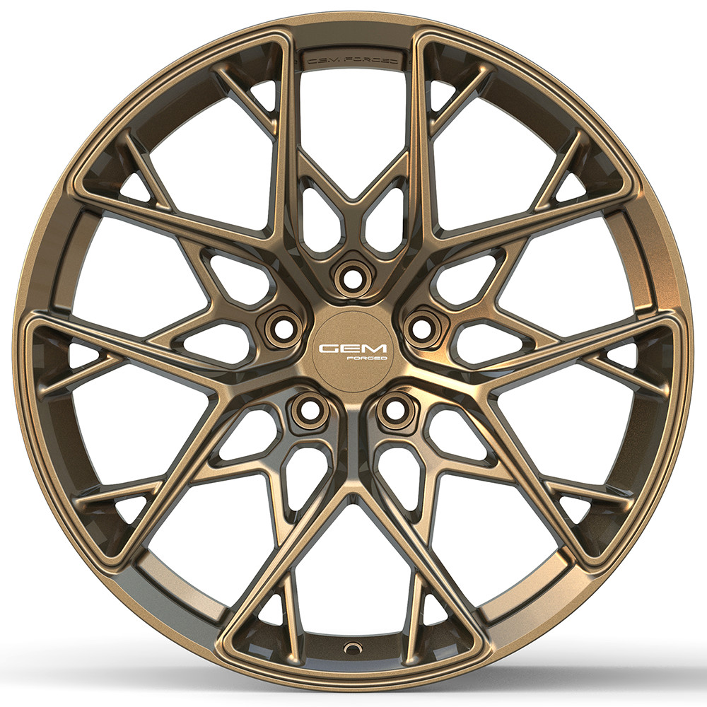 20" GEM Forged GL-01 Gloss Bronze Wheels for Audi R8 Gen 1 (2006–2015)