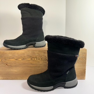 Sporto Polartec Waterproof Insulated Winter Boot Women 8 Suede Leather Fur Lined