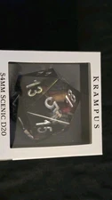 Sirius Dice - Krampus - 54mm Scenic Christmas Dice -  Large d20