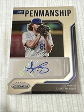 2022 Panini Prizm - Pro Penmanship Dustin May #PP-DM (AU)