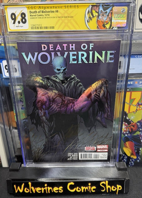 CGC Signature Series Death of Wolverine #4 SIGNED BY STAN LEE on