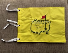 Zach Johnson Signed Undated Masters Golf Flag Autograph COA