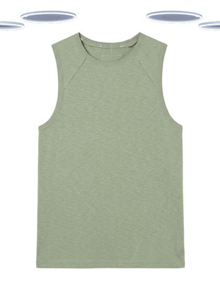 Ex Fat Face Damen grün Jersey Trägertop - ärmellos Freizeit Baumwolle Sommer Tank