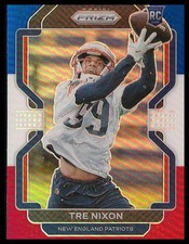Tre Nixon 2021 Panini Prizm Red White and Blue Rookie Card!!